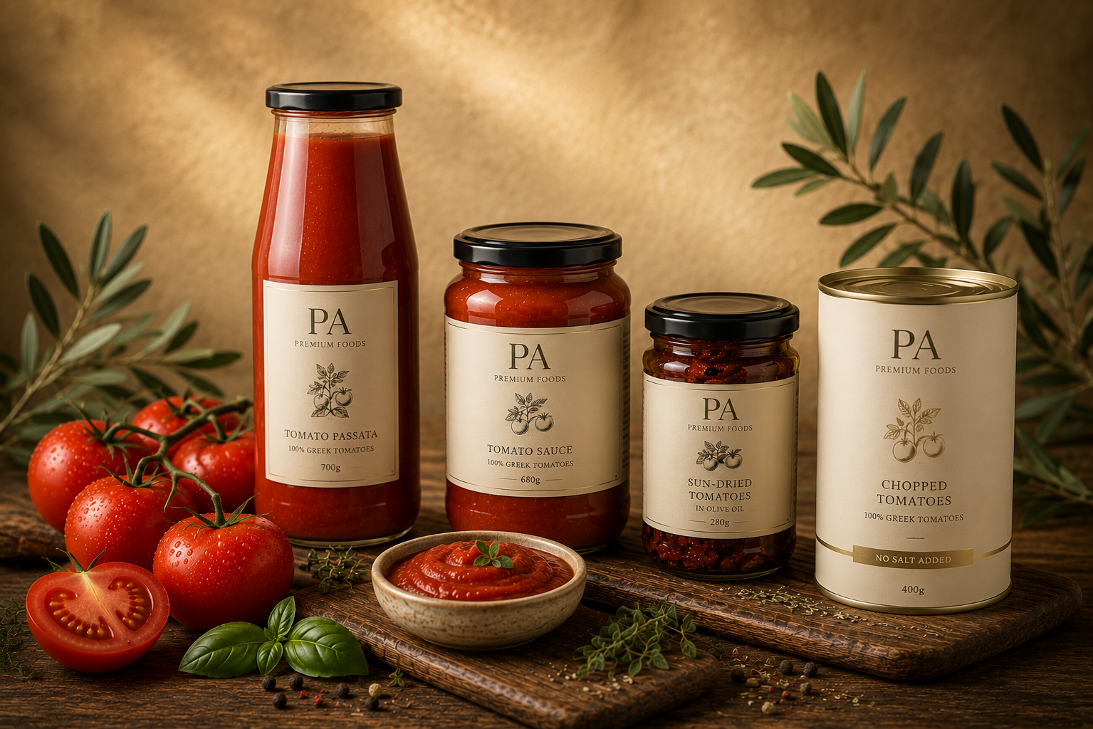 Greek tomato products