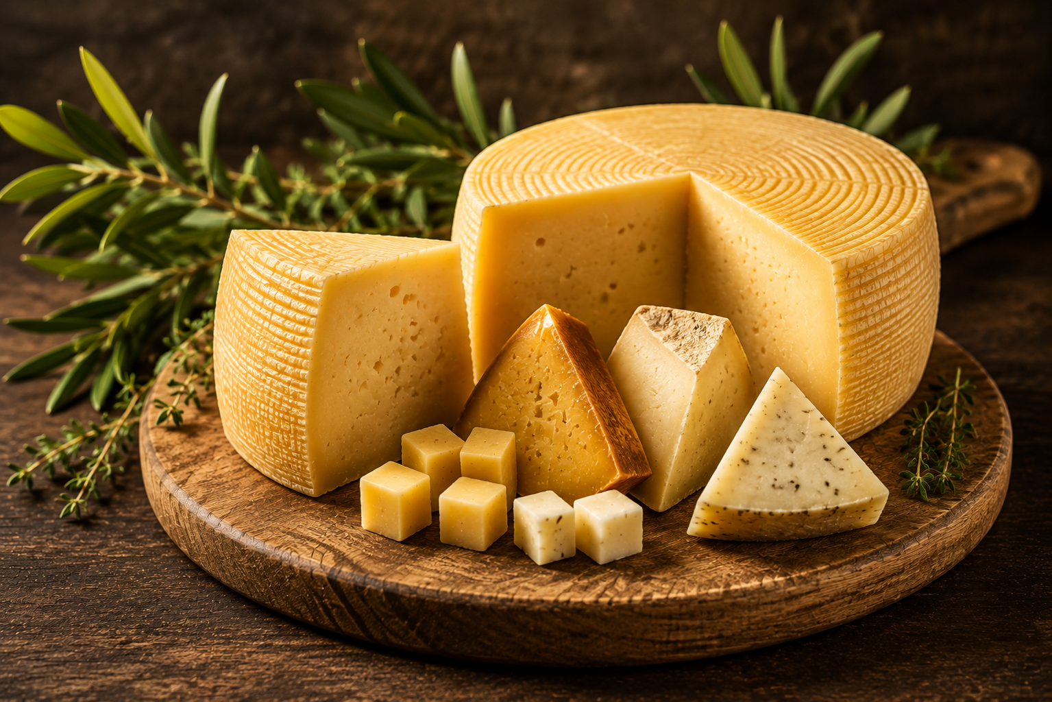 Greek yellow cheeses